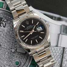 Load image into Gallery viewer, Rolex Datejust ref. 126234 Black Dial Oyster bracelet - Full Set