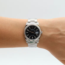Load image into Gallery viewer, Rolex Datejust ref. 126234 Black Dial Oyster bracelet - Full Set