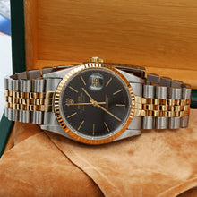 Load image into Gallery viewer, Rolex Datejust 36 ref. 16233 Black Plain dial with Full Set