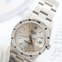 Załaduj obraz do przeglądarki galerii, Rolex Date ref. 15210 - Silver Dial - Full Set