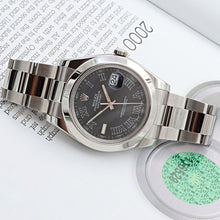 Carica l'immagine nel visualizzatore di Gallery, Rolex Datejust 41 ref. 116300 Black Roman Dial - Oyster Bracelet - Full Set