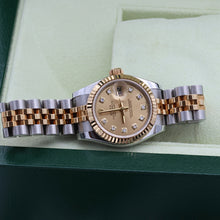 Load image into Gallery viewer, Rolex Datejust ref. 179173 Champagne Diamonds Dial Jubilee Bracelet - Full set