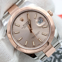 Load image into Gallery viewer, Rolex Datejust ref. 126301 Sundust Dial Oyster bracelet - Full Set