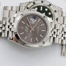 Załaduj obraz do przeglądarki galerii, Rolex Datejust ref. 126300 Slate Gray Dial Jubilee bracelet - Full Set