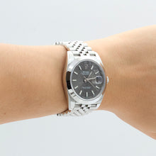 Załaduj obraz do przeglądarki galerii, Rolex Datejust ref. 126300 Slate Gray Dial Jubilee bracelet - Full Set