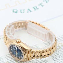 Bild in Galerie-Viewer laden, Rolex Lady Datejust Ref. 69178 Blau Degradee Diamanten Zifferblatt