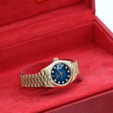 Bild in Galerie-Viewer laden, Rolex Lady Datejust Ref. 69178 Blau Degradee Diamanten Zifferblatt