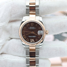 Załaduj obraz do przeglądarki galerii, Rolex Datejust 31 ref. 278271 - Chocolate Diamond Roman Dial - Oyster Bracelet Full Set