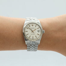Lataa kuva Galleria-katseluun, Rolex Datejust ref. 1601 - White Gold Bezel - Silver dial (VI) - Full Set