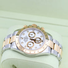 Załaduj obraz do przeglądarki galerii, Rolex Daytona 116523 - White Diamonds Dial - Full Set