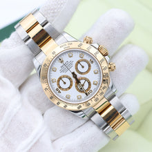 Załaduj obraz do przeglądarki galerii, Rolex Daytona 116523 - White Diamonds Dial - Full Set