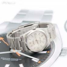 Bild in Galerie-Viewer laden, Rolex Auster Perpetual Ref. 114200 Zifferblatt Silber 3-6-9