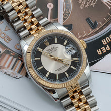 Carica l'immagine nel visualizzatore di Gallery, Rolex Datejust ref. 116233 Silver "Tuxedo" Dial - Jubilee