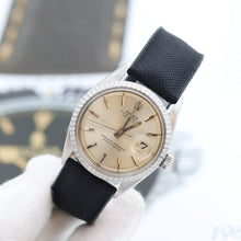 Załaduj obraz do przeglądarki galerii, Rolex Datejust 36 ref. 1603 - Silver Dial - Strap