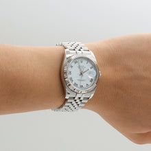 Cargar imagen en el visor de la galería, Rolex Datejust ref. 116234 White Roman Dial - Jubilee - Full Set