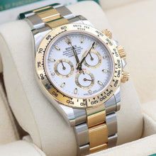 Cargar imagen en el visor de la galería, Rolex Daytona ref. 116503 steel/gold - White dial w/golden subs - Full Set