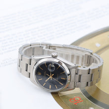 Charger l'image dans la galerie, Rolex Precision Date ref. 6694 Black Dial (Golden Indexes) - Oyster Bracelet
