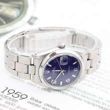 Load image into Gallery viewer, Rolex Precision Date ref. 6694 Blue Arabic Dial - Oyster