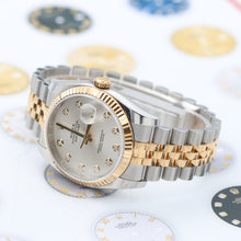Bild in Galerie-Viewer laden, Rolex Datejust Ref. 116233 Silber -Zifferblatt mit Diamanten - Voller Satz