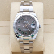 Indlæs billede til gallerivisning Rolex Datejust ref. 126300 Wimbledon Dial Oyster bracelet - Full Set