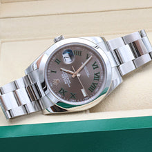 Indlæs billede til gallerivisning Rolex Datejust ref. 126300 Wimbledon Dial Oyster bracelet - Full Set