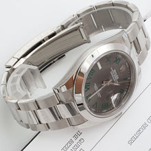Indlæs billede til gallerivisning Rolex Datejust ref. 126300 Wimbledon Dial Oyster bracelet - Full Set