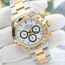 Załaduj obraz do przeglądarki galerii, Rolex Daytona ref. 16523 - White Dial Black Subs