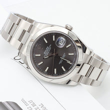 Indlæs billede til gallerivisning Rolex Datejust ref. 126300 Slate Grey Dial Oyster bracelet - Full Set