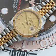 Bild in Galerie-Viewer laden, Rolex Datejust 36 ref. 16233 Champagne dial (V5) - Jubilee Bracelet - Full Set