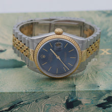 Carica l'immagine nel visualizzatore di Gallery, Rolex Datejust 36 ref. 16233 Blue dial - Jubilee Bracelet - Full Set