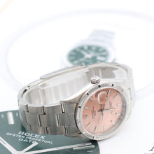 Załaduj obraz do przeglądarki galerii, Rolex Date ref. 15210 - Salmon Dial - Oyster Bracelet