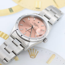 Załaduj obraz do przeglądarki galerii, Rolex Date ref. 15210 - Salmon Dial - Oyster Bracelet
