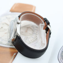 Załaduj obraz do przeglądarki galerii, Rolex Air-King ref. 5500 Black dial - Leather strap