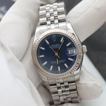 Load image into Gallery viewer, Rolex Datejust 31 ref. 178274 Blue dial Jubilee - Full Set