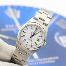 Załaduj obraz do przeglądarki galerii, Rolex Date ref. 15200 White Roman Dial with Oyster Bracelet - Full Set