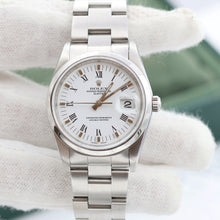 Załaduj obraz do przeglądarki galerii, Rolex Date ref. 15200 White Roman Dial with Oyster Bracelet - Full Set