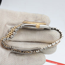 Bild in Galerie-Viewer laden, Rolex Datejust ref. 16013 -Steel/Gold - Black Diamonds Dial - Jubilee