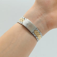 Bild in Galerie-Viewer laden, Rolex Datejust ref. 16013 -Steel/Gold - Black Diamonds Dial - Jubilee