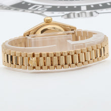 Cargar imagen en el visor de la galería, Rolex Datejust Lady ref. 69178 Champagne Diamonds Dial - President Gold Bracelet