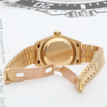 Cargar imagen en el visor de la galería, Rolex Datejust Lady ref. 69178 Champagne Diamonds Dial - President Gold Bracelet
