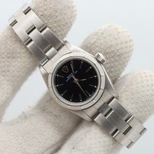 Cargar imagen en el visor de la galería, Rolex Oyster Perpetual ref. 67230 - Black Dial - Oyster Bracelet