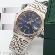 Lataa kuva Galleria-katseluun, Rolex Datejust Turn-O-Graph ref. 16250 Blue Dial - Jubilee Bracelet