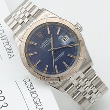 Lataa kuva Galleria-katseluun, Rolex Datejust Turn-O-Graph ref. 16250 Blue Dial - Jubilee Bracelet