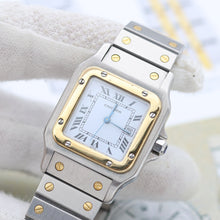 Załaduj obraz do przeglądarki galerii, Cartier Santos Carree Automatic ref. 2961 with Bracelet