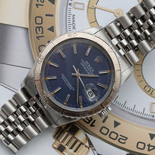 Lataa kuva Galleria-katseluun, Rolex Datejust Turn-O-Graph ref. 16250 Blue Dial - Jubilee Bracelet