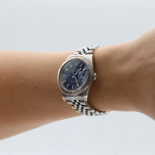 Lataa kuva Galleria-katseluun, Rolex Datejust Turn-O-Graph ref. 16250 Blue Dial - Jubilee Bracelet