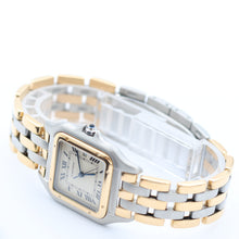 Załaduj obraz do przeglądarki galerii, Cartier Panthere ref. 187957 Steel and 18K Gold with Three Lines Bracelet - Full Set