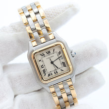 Bild in Galerie-Viewer laden, Cartier Panthere ref. 187957 Steel and 18K Gold with Three Lines Bracelet - Full Set