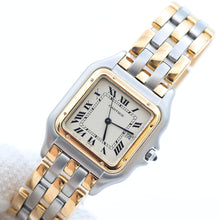Bild in Galerie-Viewer laden, Cartier Panthere ref. 187957 Steel and 18K Gold with Three Lines Bracelet - Full Set