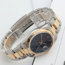 Załaduj obraz do przeglądarki galerii, Rolex Datejust 36 ref. 16233 Blue Soleil dial - Oyster Bracelet - Full Set